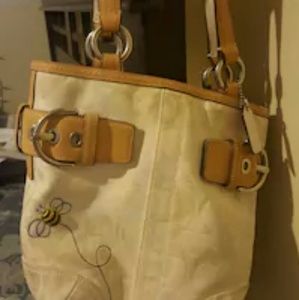 Coach bumble bee purse